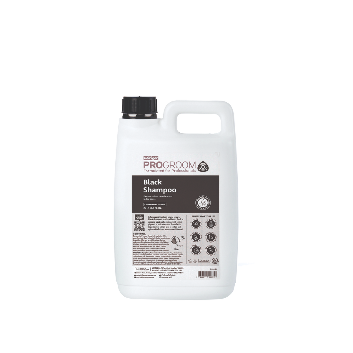 Progroom Black Shampoo