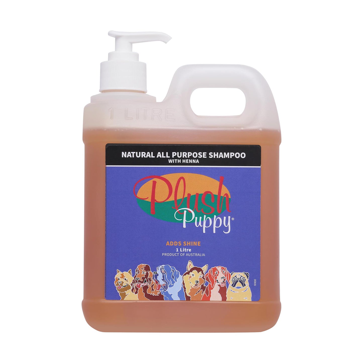 Plush Puppy Natural All Purpose Shampoo with Henna