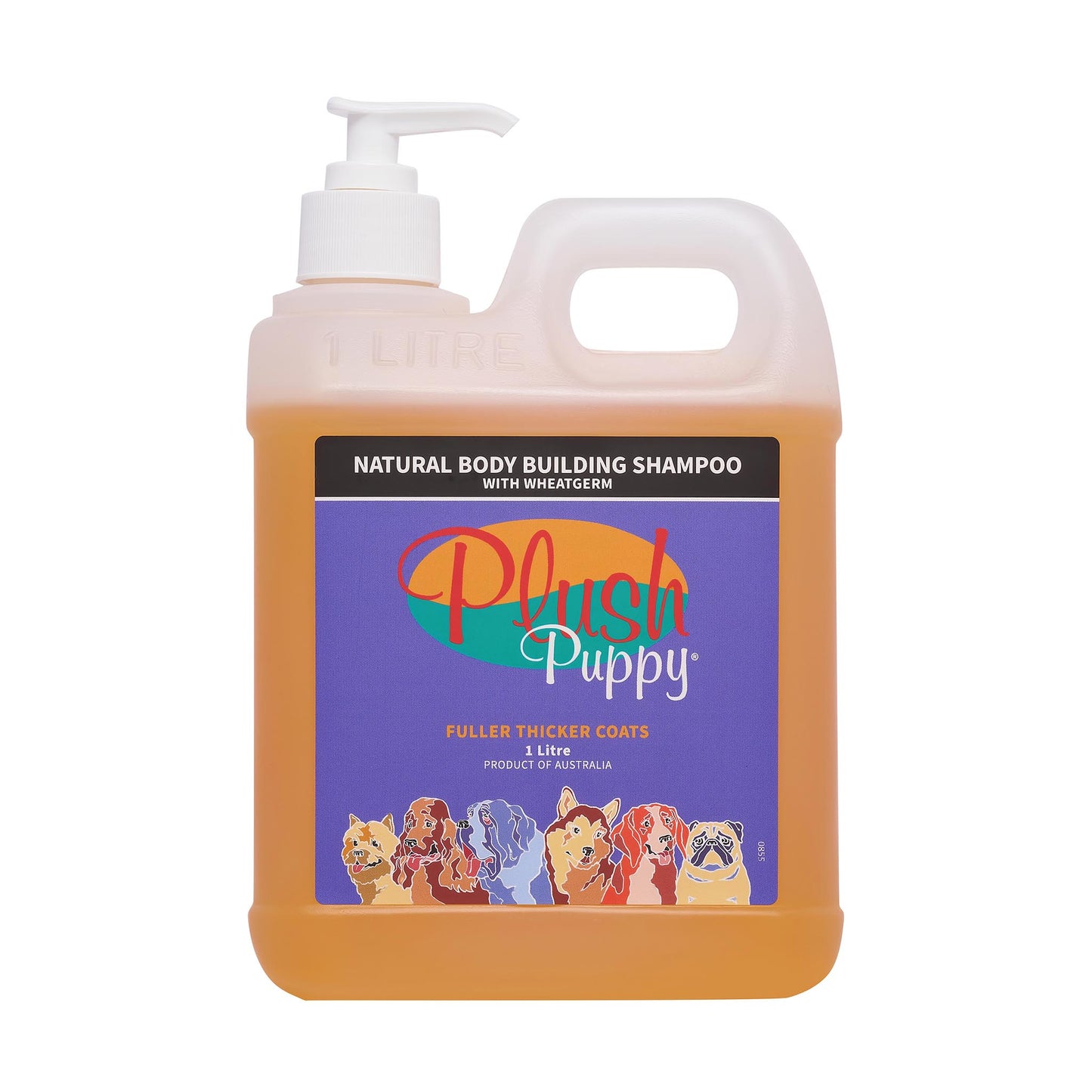 Plush Puppy Natural Body Building Shampoo with Wheatgerm