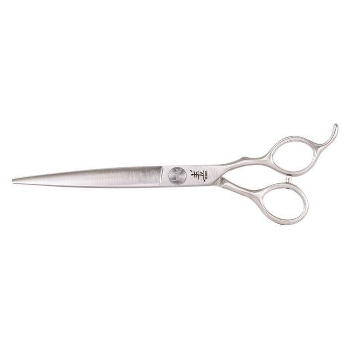 Yento Fanatic Series Straight Scissors, a Japanese steel grooming shear