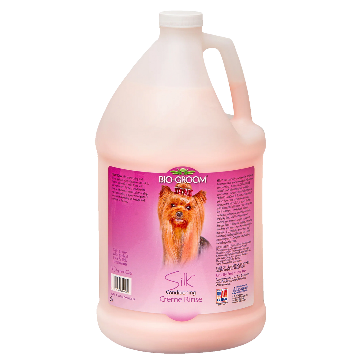 Bio-Groom Silk creme conditioner for dogs, 355ml bottle