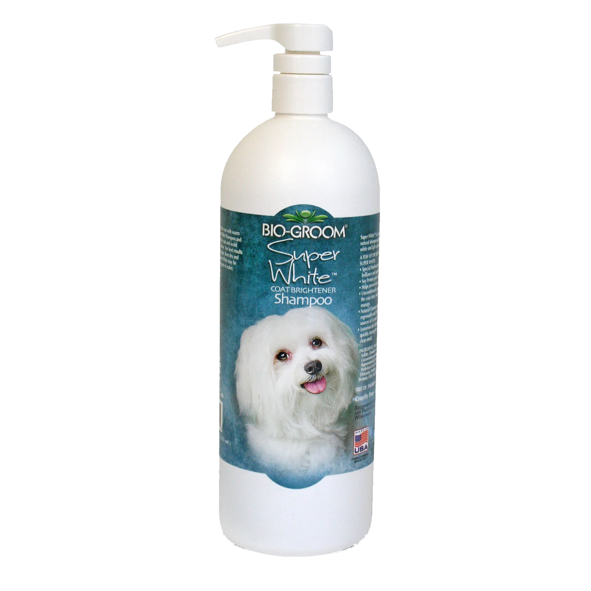 Bio-Groom Super White whitening dog shampoo, 355ml bottle