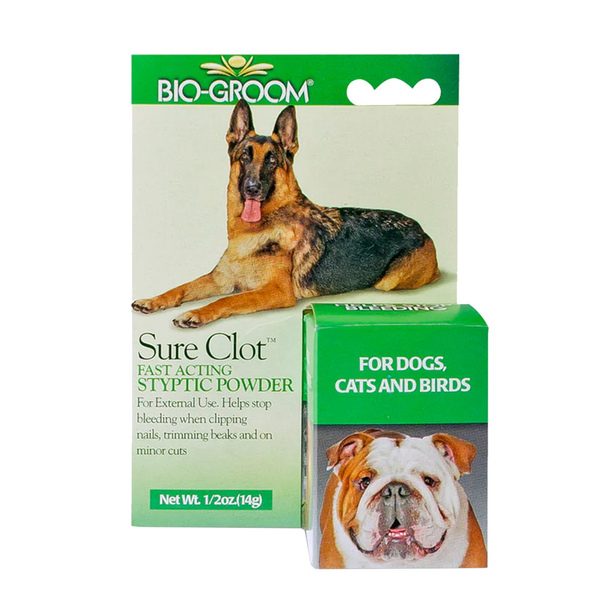 Bio-Groom Sure-Clot styptic powder for dogs, 14g