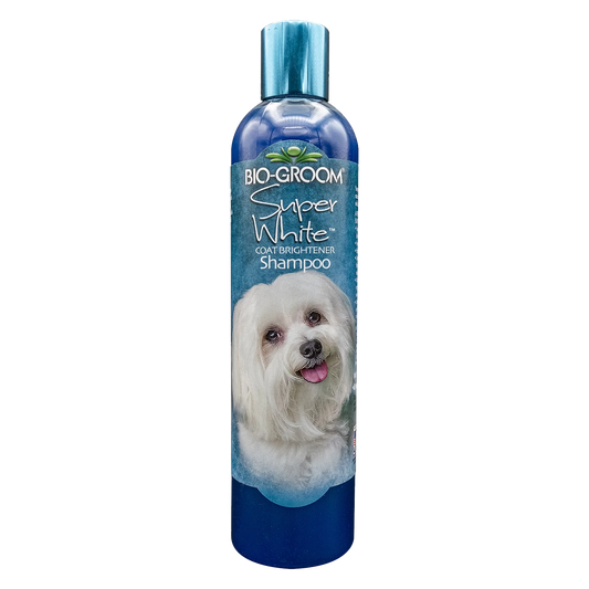 Bio-Groom Super White whitening dog shampoo, 355ml bottle