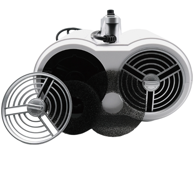 PURFY Seastorm Dual Motor Force Dryer - White, dual motor intake