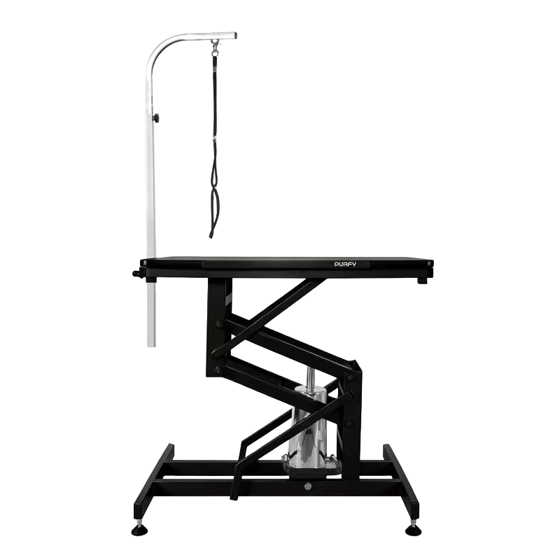 PURFY Hydraulic Lifting Adjustable Grooming Table - Black
