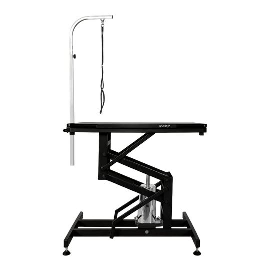 PURFY Hydraulic Lifting Adjustable Grooming Table - Black