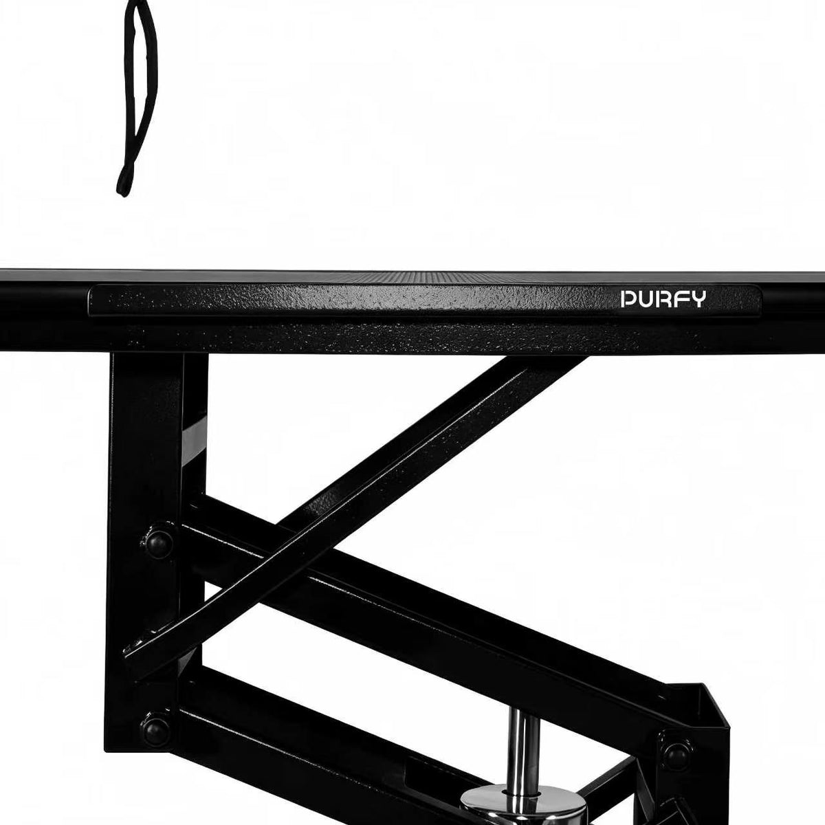 PURFY Hydraulic Lifting Adjustable Grooming Table - Black, frame detail