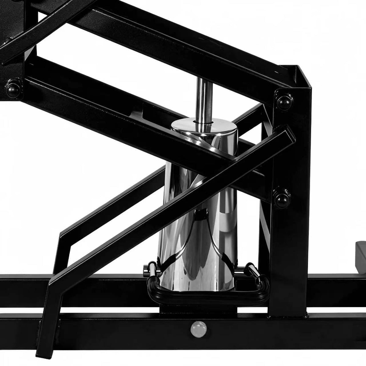 PURFY Hydraulic Lifting Adjustable Grooming Table - Black, hydraulic lift detail