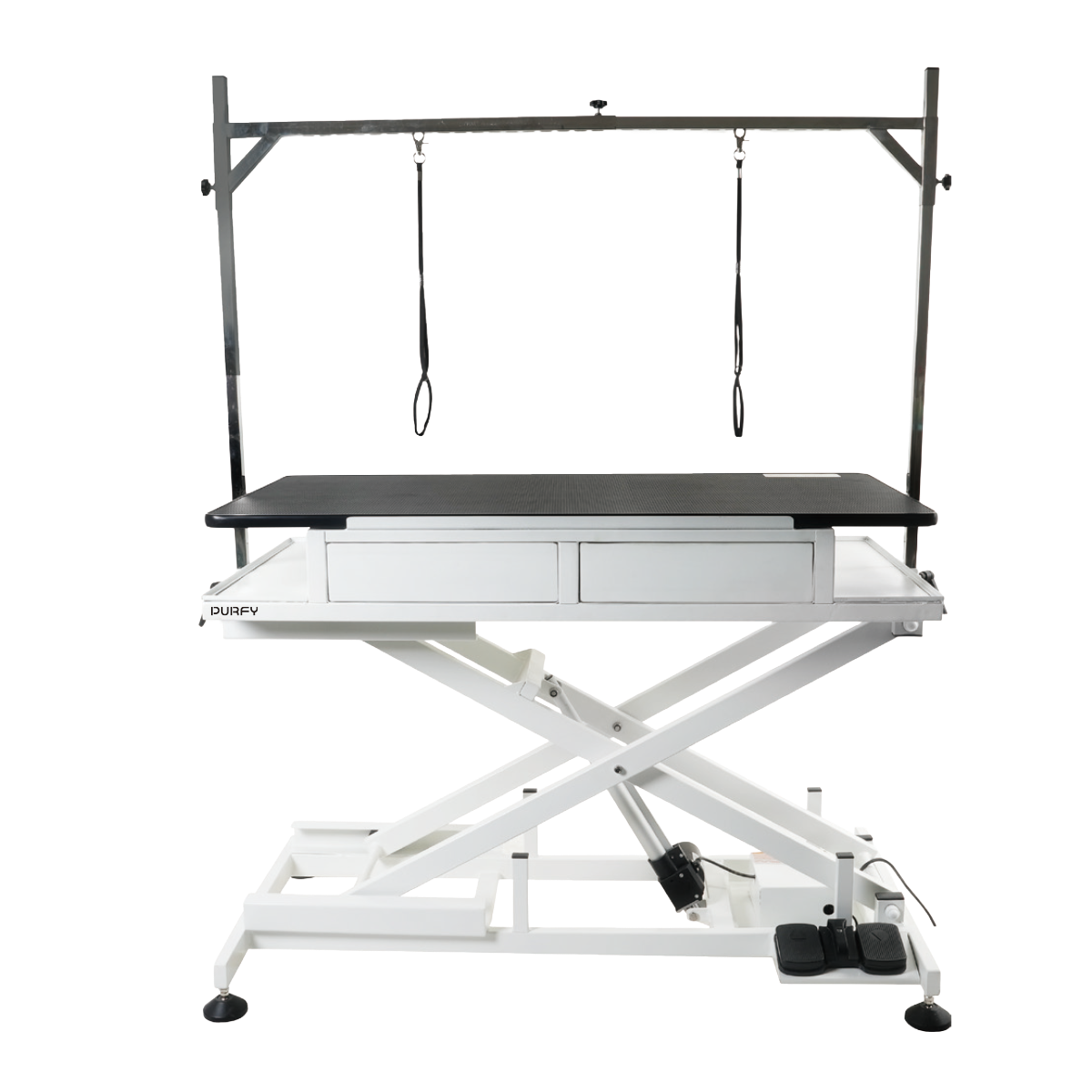 PURFY Electric Lift Pet Grooming Table - White