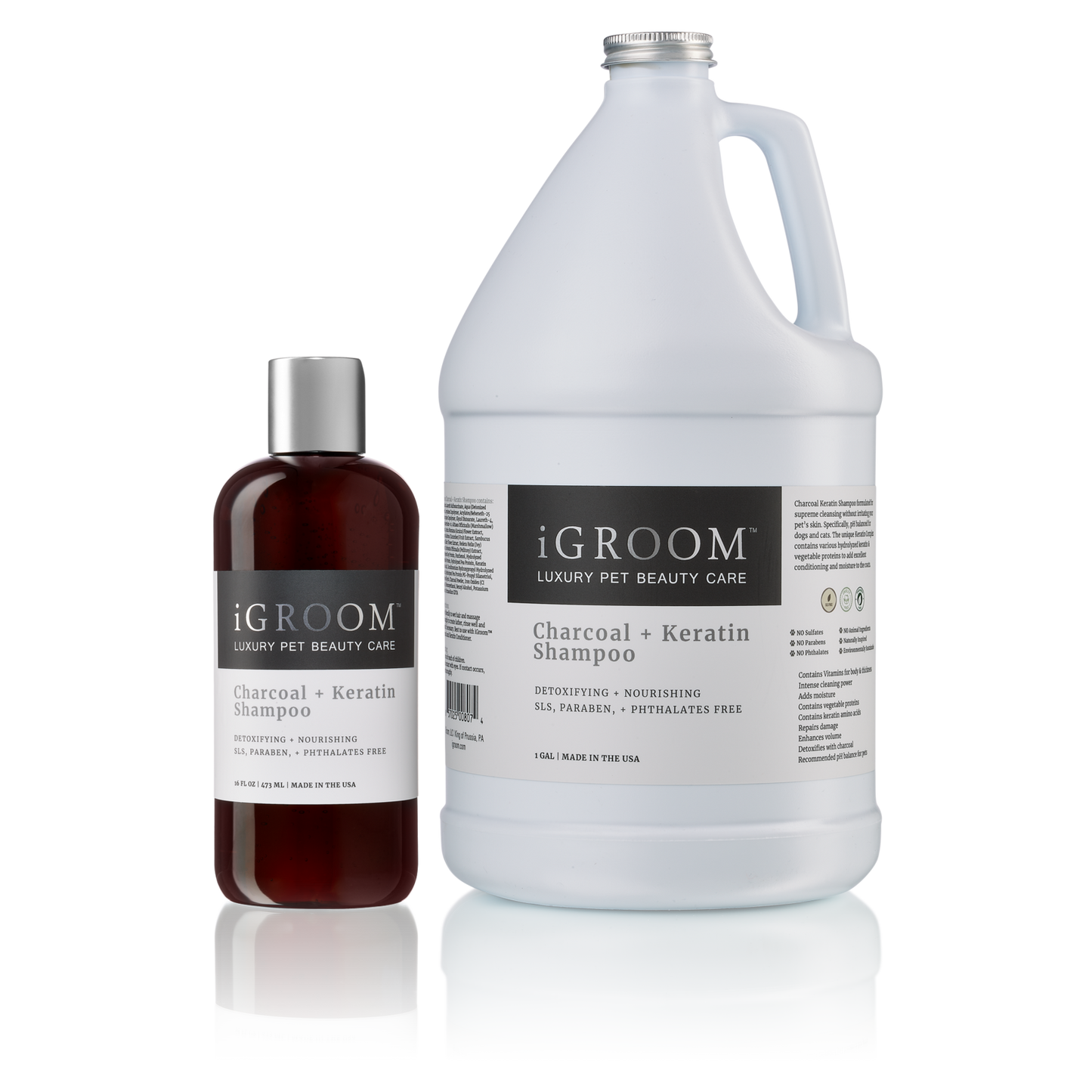 iGroom Charcoal + Keratin Shampoo