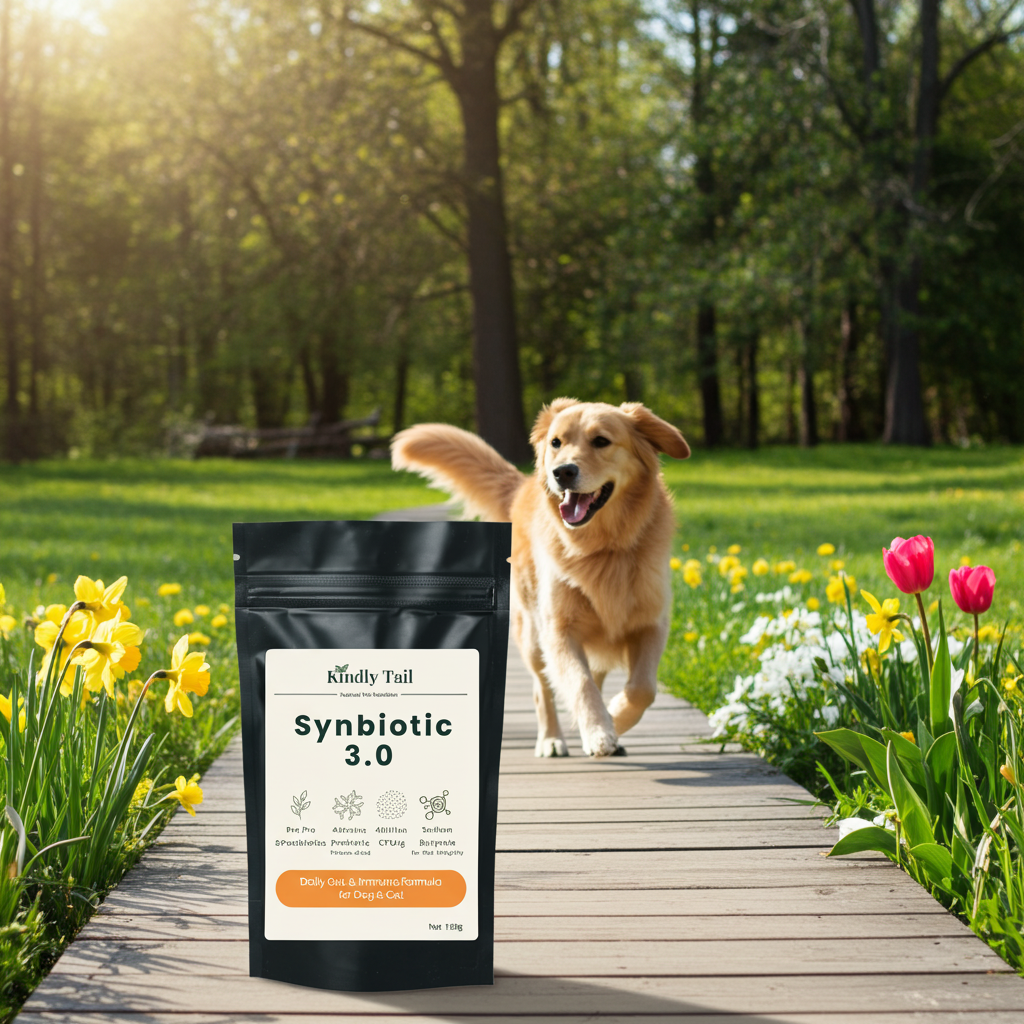 Kindly Tail Synbiotic 3.0 gut health support for pets