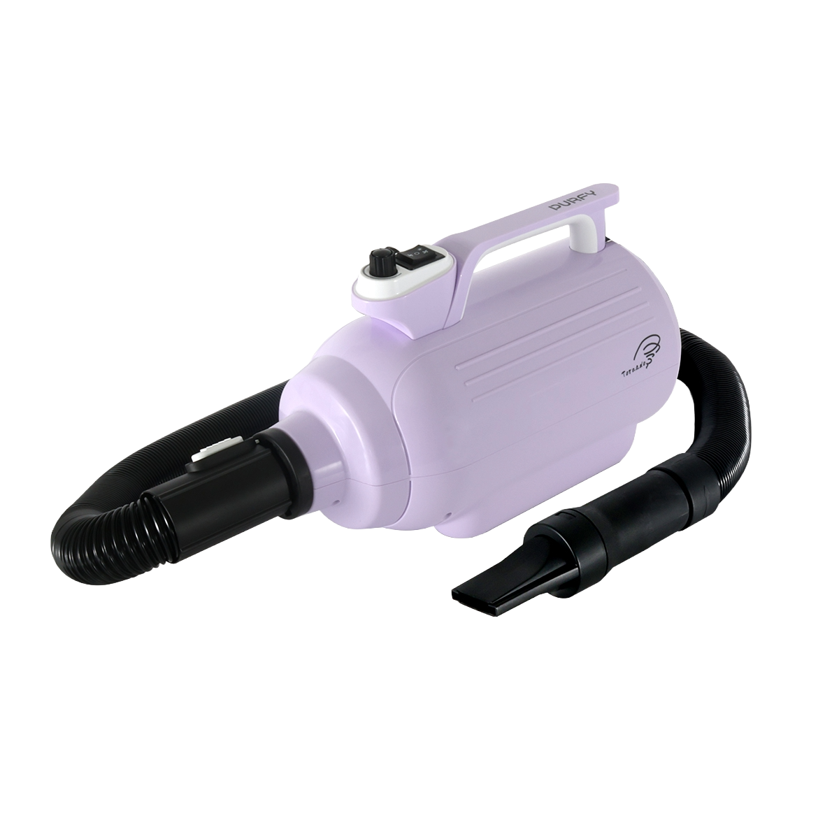 PURFY Tornado Single Motor Dryer - White, side view