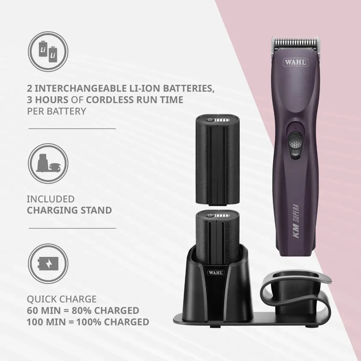 Wahl KM Supera Cordless 2 Speed Clipper