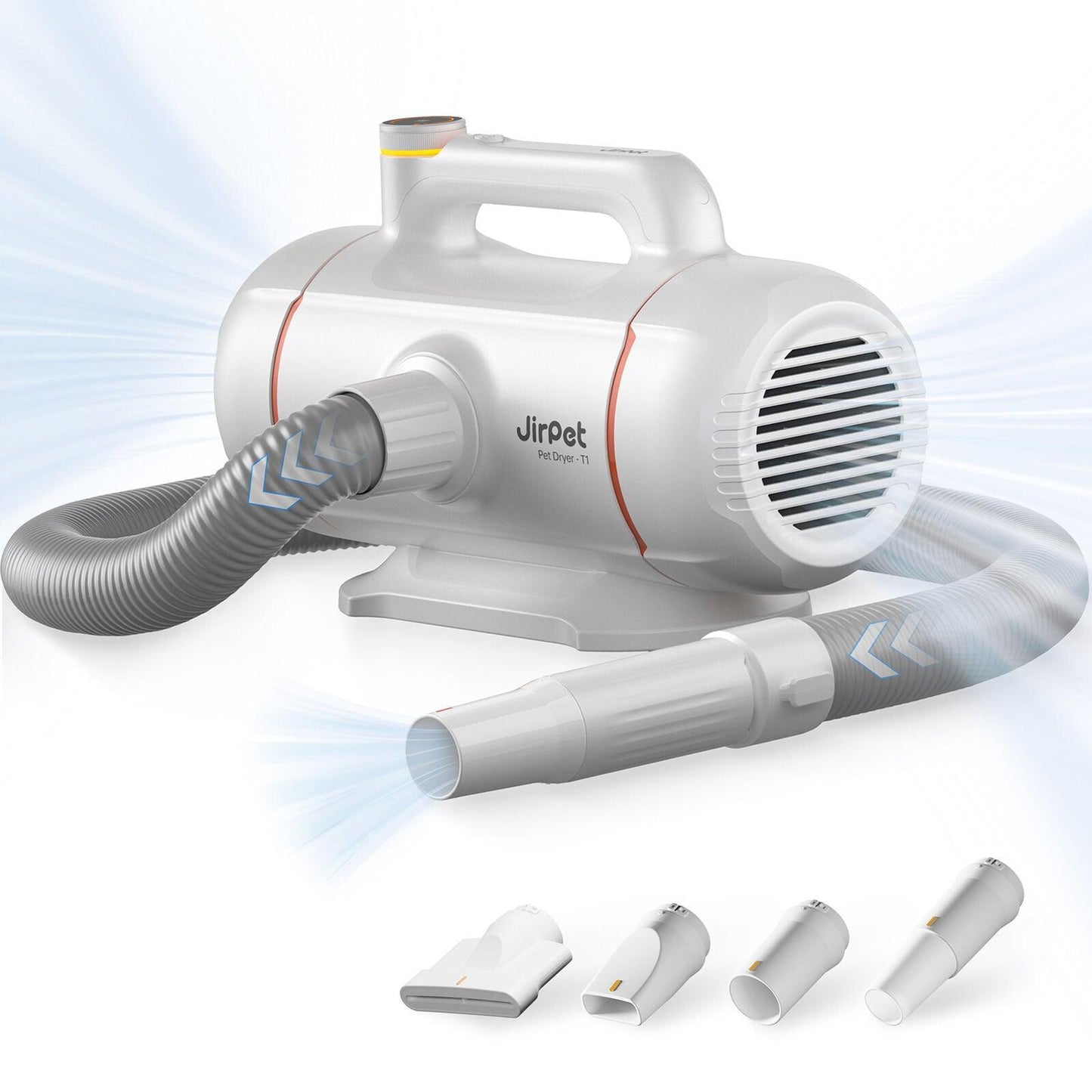 Jirpet Twin Titan I - Dual Motor Dryer Includes Wall Mount