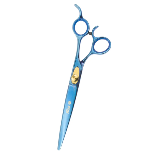 Geib Kiss Gold Blue 8.5" Straight Scissors