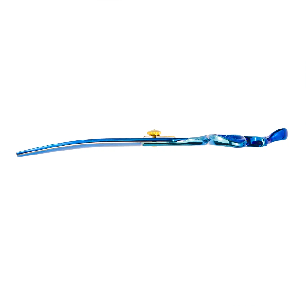 Geib Kiss Gold Blue 8.5" Curved Scissors