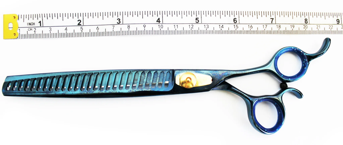 Geib Kiss Gold Blue 8.5" 26 Tooth Chunker Thinner