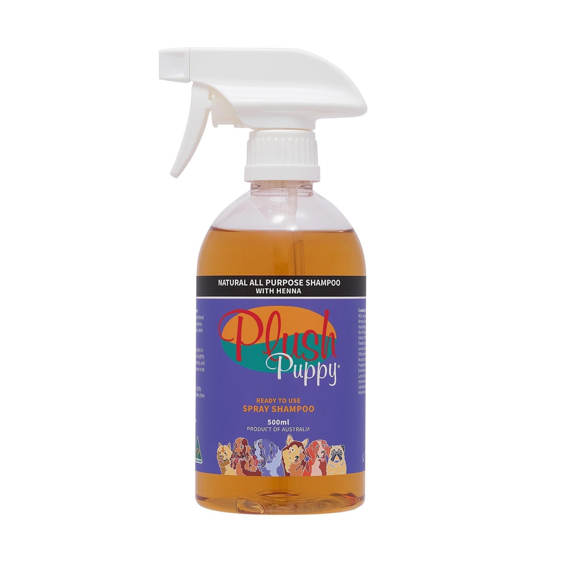 Plush Puppy Natural All Purpose with Henna Spray Shampoo