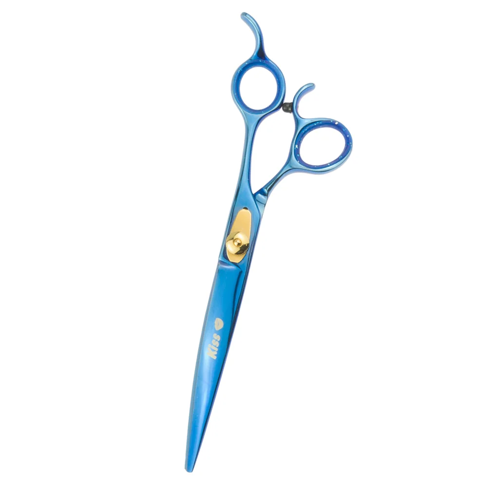 Geib Kiss Gold Blue 8.5" Curved Scissors