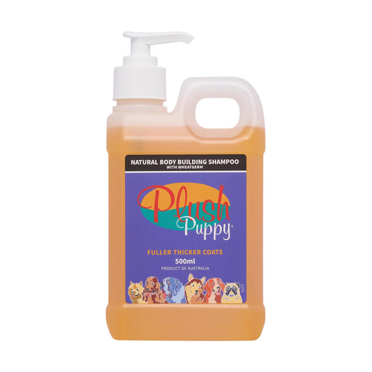 Plush Puppy Natural Body Building Shampoo with Wheatgerm