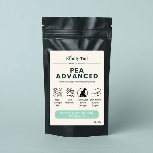 Kindly Tail PEA Advanced for dogs, front of pouch