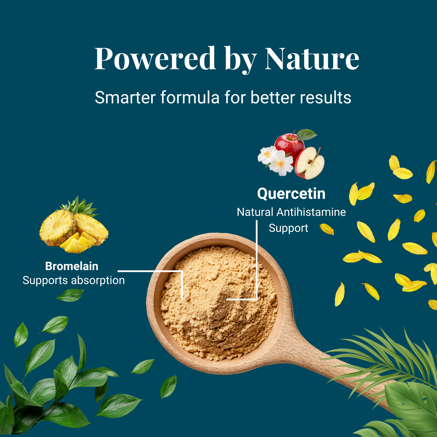 Quercetin and bromelain allergy support ingredients for dogs